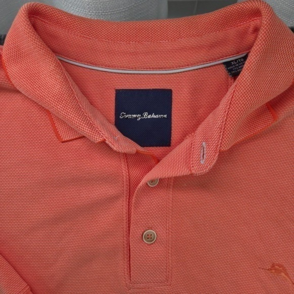 Tommy Bahama Men's XL Polo Shirt Short Sleeve Logo